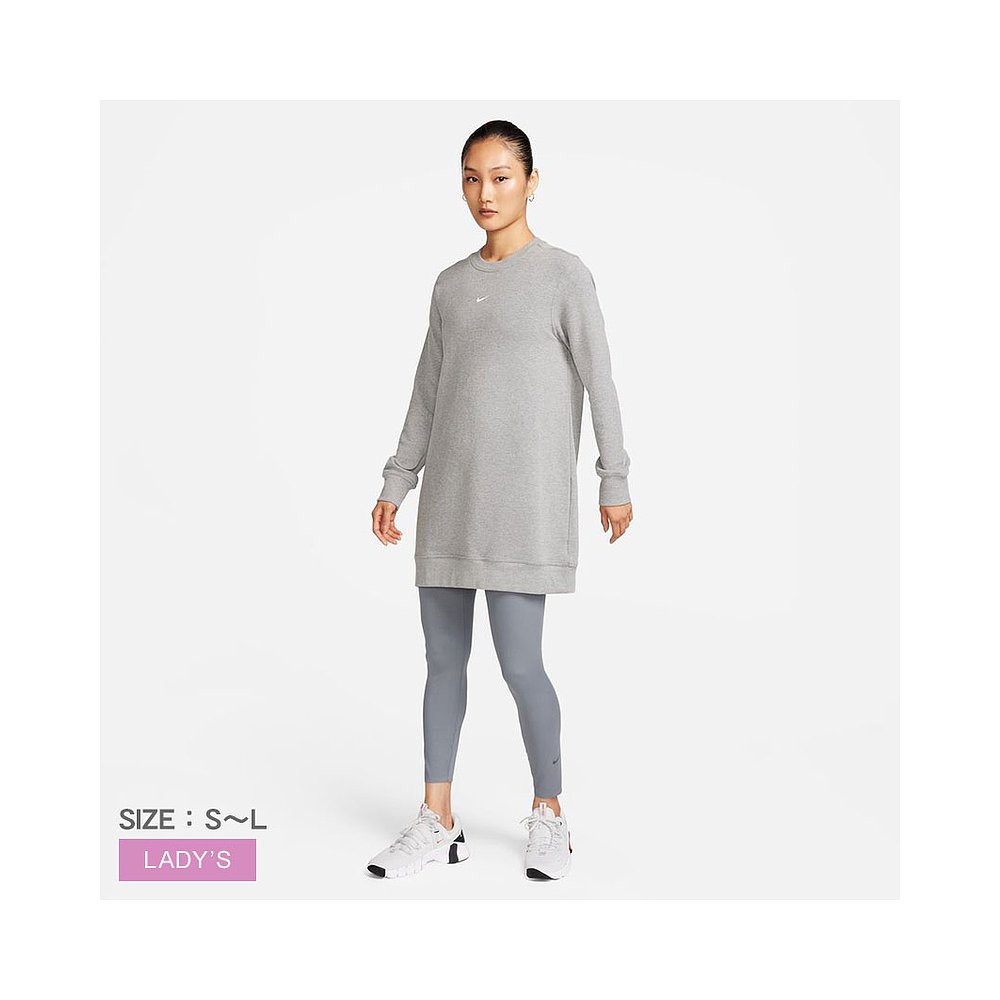 日本直邮NIKE ONE Dry Fit 女士 NK ONE DF CREW TUNIC FJ9568 上 女装/女士精品 连衣裙 原图主图