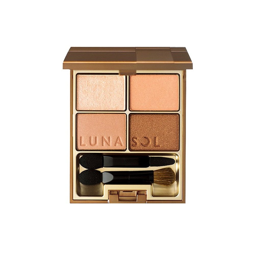 日本直邮LUNASOL 日月晶采光透美肌大地色眼影6g #01 Beige Beige