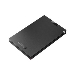 2TB Buffalo SSDPG20U3BC 3.2兼容便携式 黑色 SSD USB BUFFALO