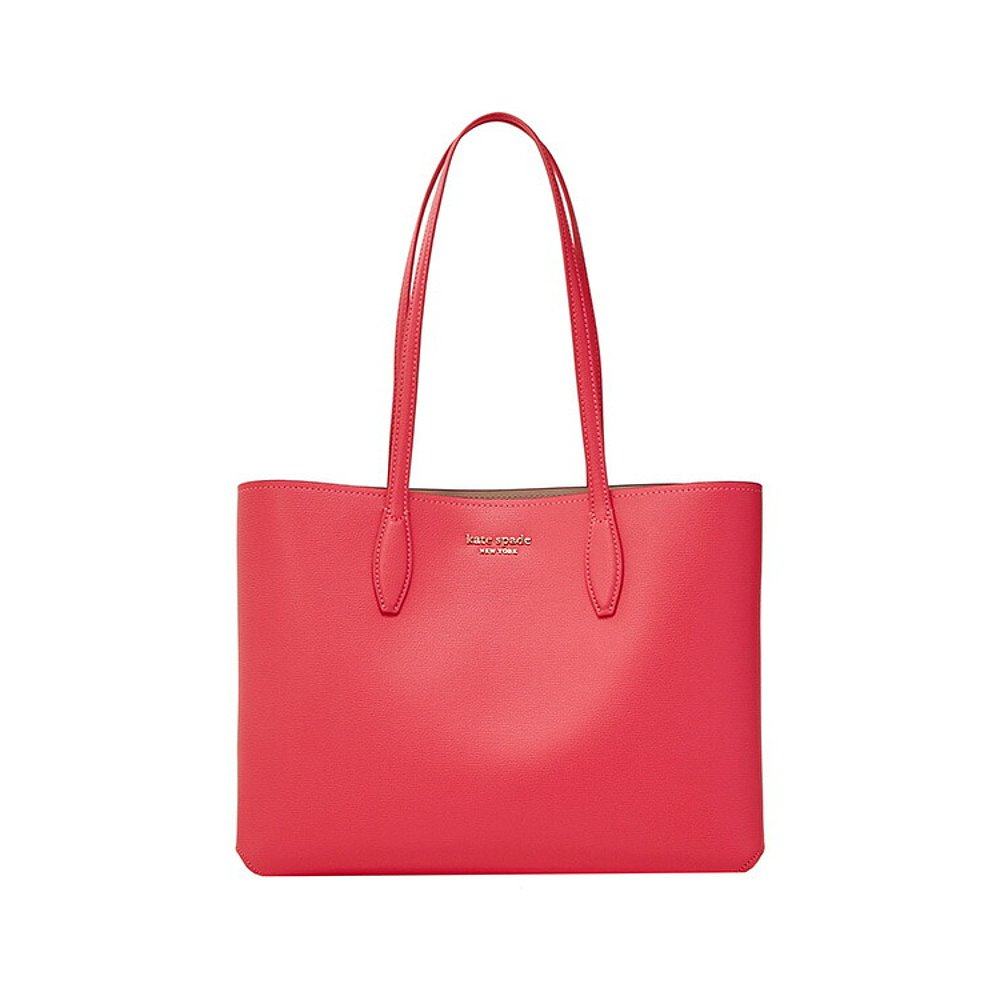 日本直邮kate spade all day系列兰花小牛皮大号单肩手提托特包