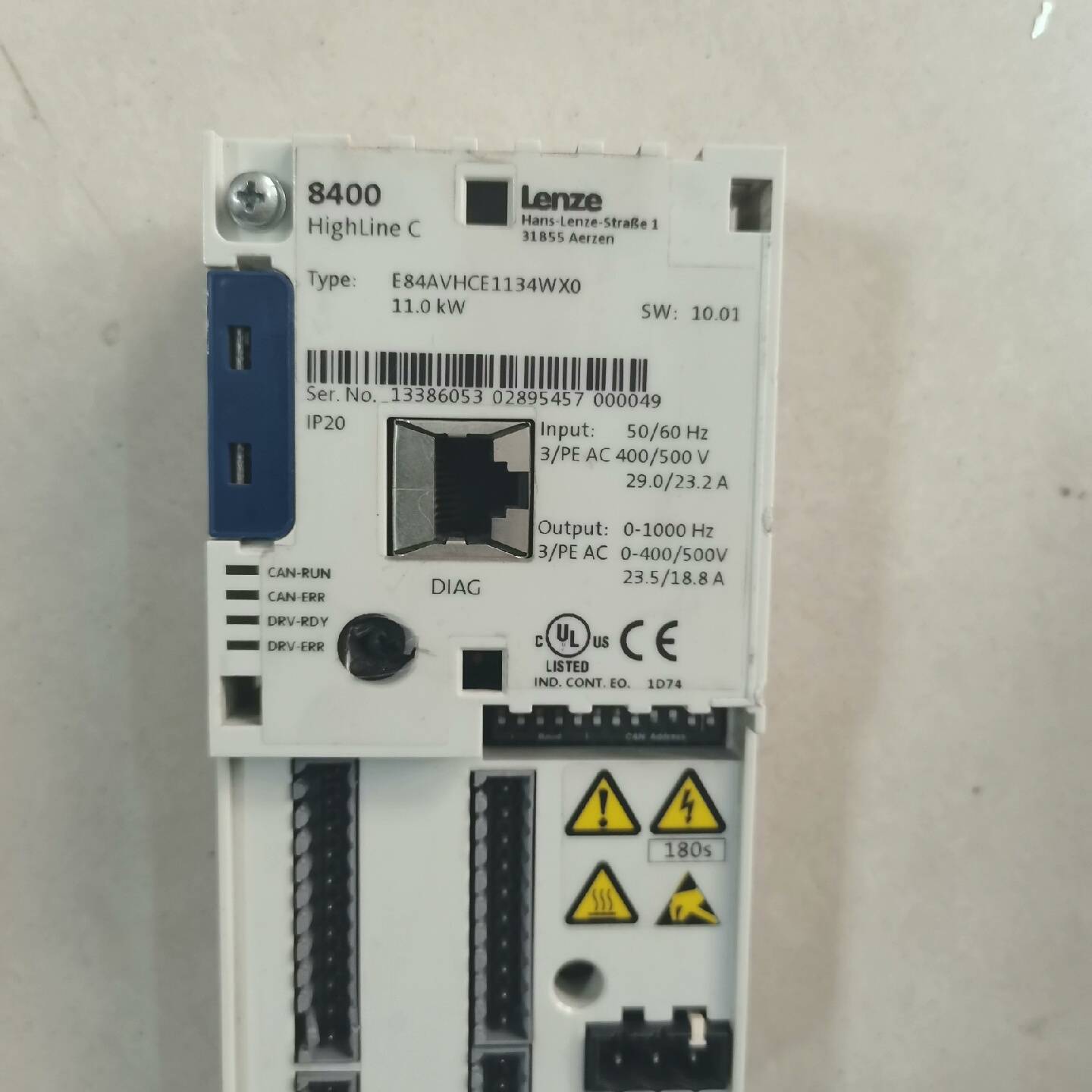 伦茨8400  E84AVHCE1134WX0  11.议价 也可为维修!!