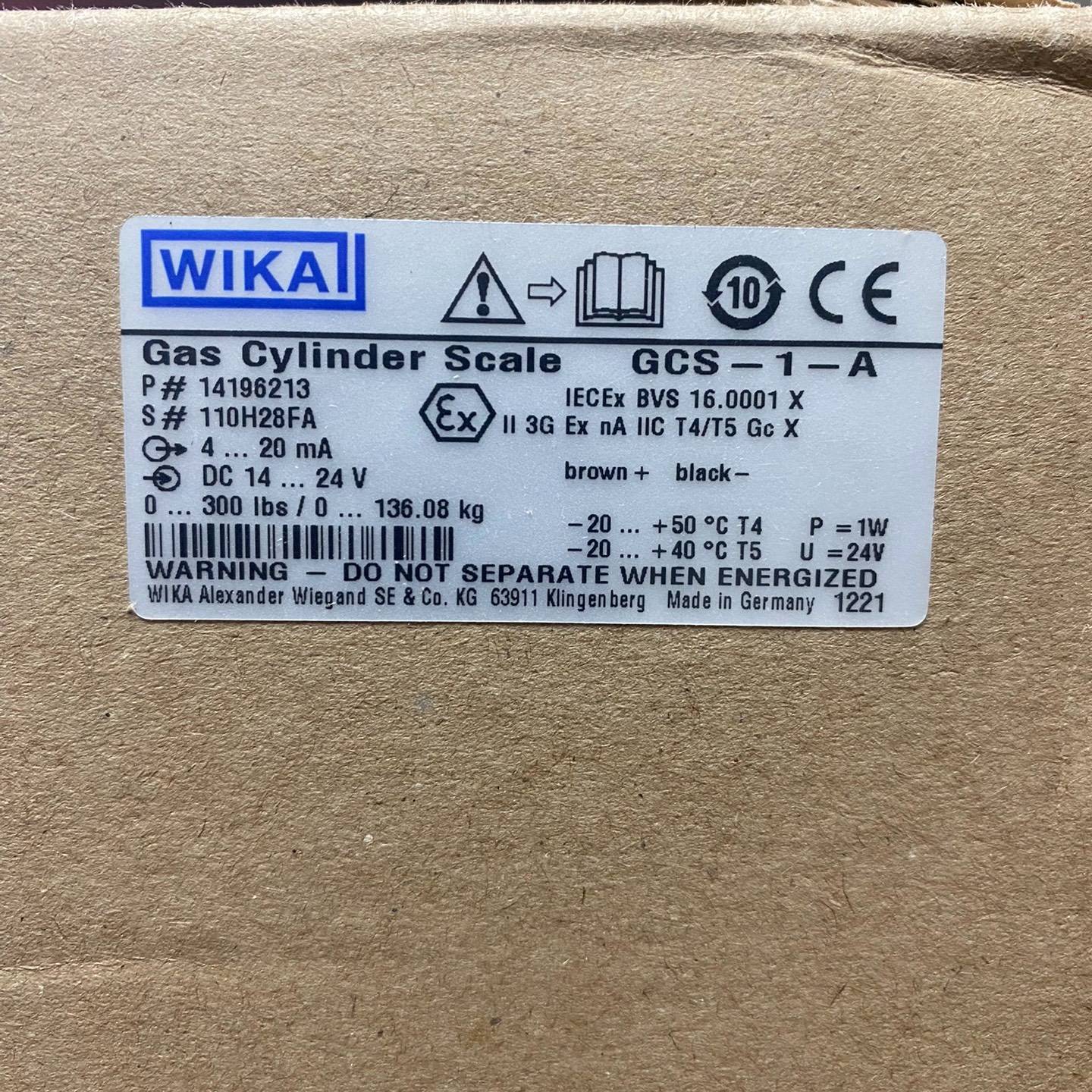 威卡 钢瓶秤 GCS-1-A议价 也可为维修！！