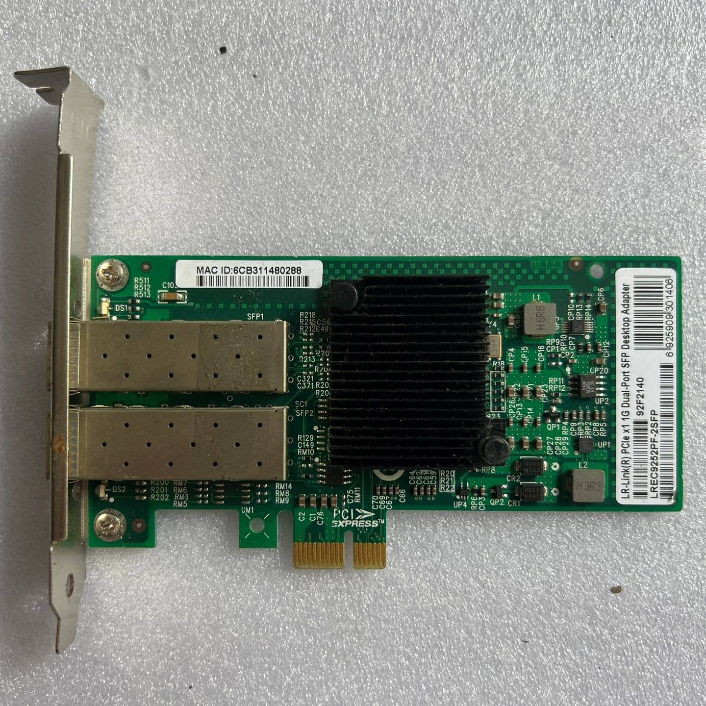 LR-LINK PCle x1 1G 92F2140 联议价 也可为维修！！