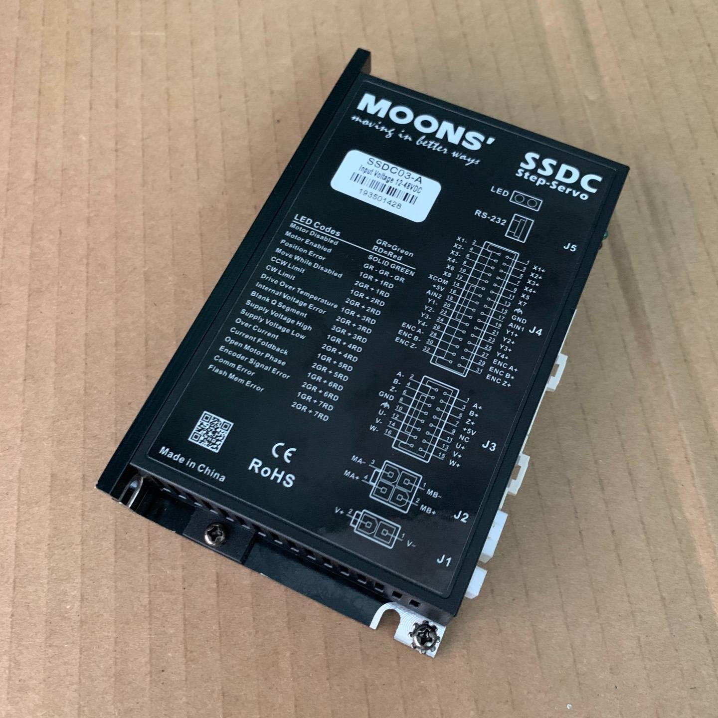 MOONS鸣志SSDC03-A步进驱动议价 也可为维修！！