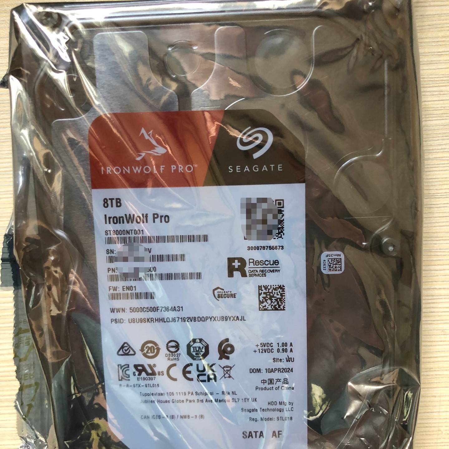 希捷酷狼 Pro ST8000NT001 8T 议价 也可为维修!!