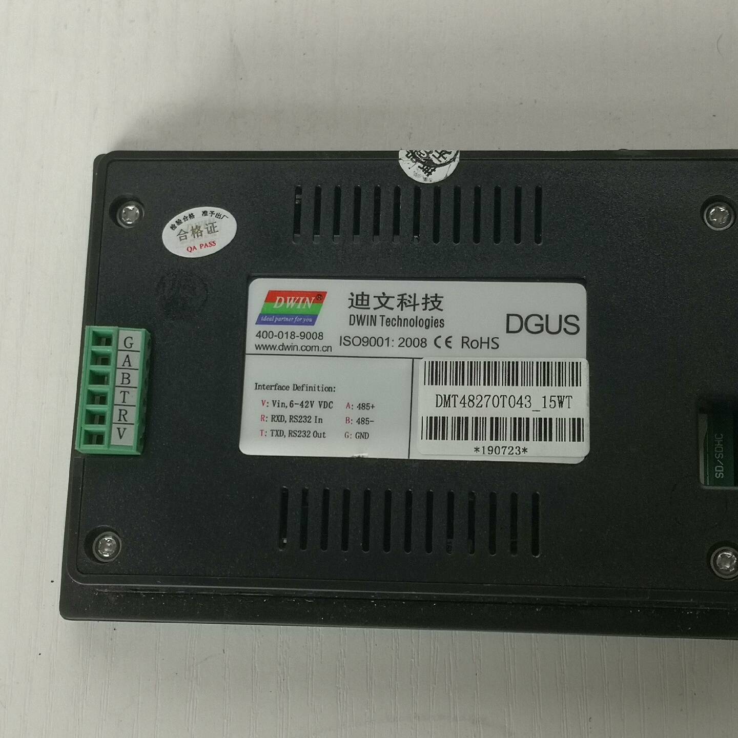 迪文科技 DMT48270T043 15WT 议价 也可为维修！！