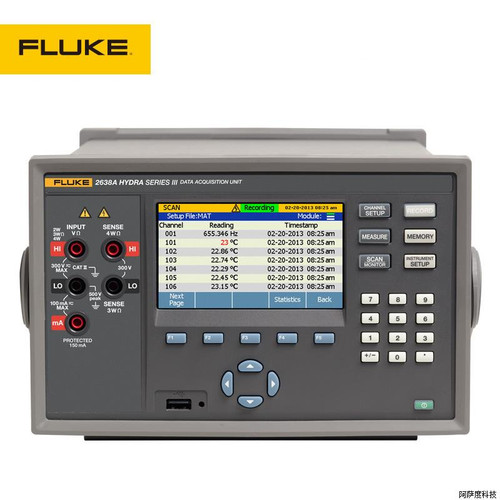 福禄克FLUKE 2638A 20/40/60多通道高精度全功能数据采集器记录仪