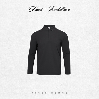 【功德圆满3.0】冬季男士科技保暖复合加绒圆弧领polp衫通勤 HT43