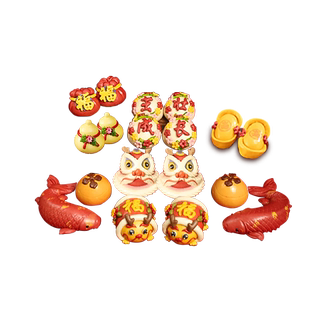 宝宝抓周周岁生日醒狮馒头花馍面点满月百天纯手工果蔬汁花饽饽