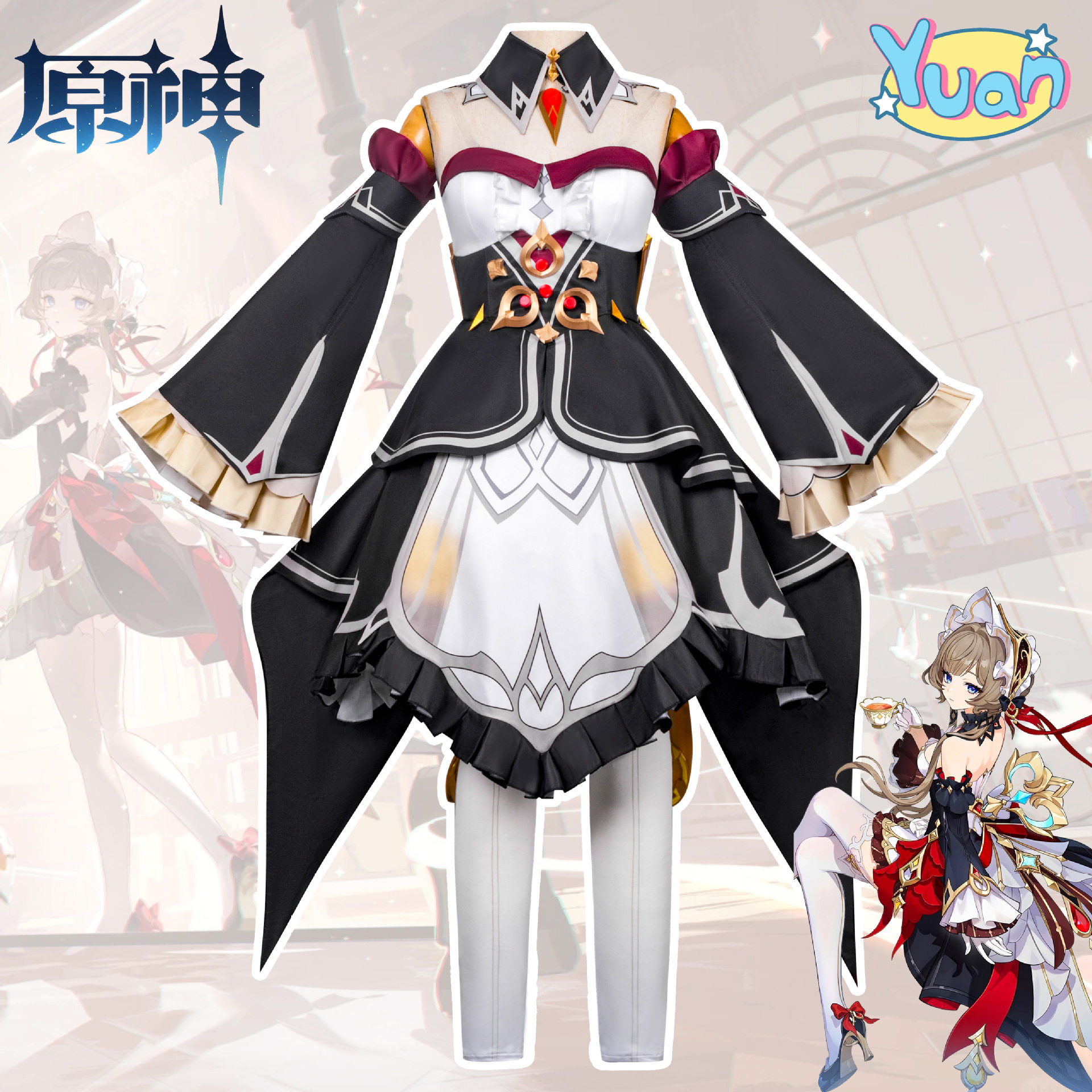 原神木偶桑多涅cos服万圣节表演服二次元漫展游戏动漫cosplay服装