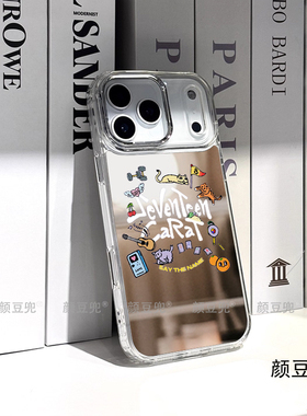 SEVENTEEN 克拉应援同款16promax适用iphone15promax华为mate60pro红米K70苹果13vivoX70一加10小米14镜面壳