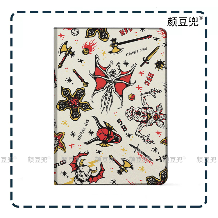 怪奇物语 十一同款Air6周边ipad10.2适用air4/5第11代2025三折书本保护壳matepad pro11笔槽mini6 7小米7 8壳