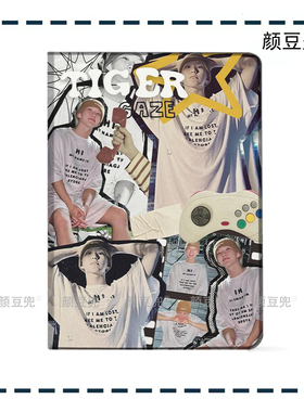 Seventeen老虎Hoshi权顺荣ipad10.2适用air4/5第十11代三折书本保护壳matepad pro11笔槽mini5 6小米6 7红米