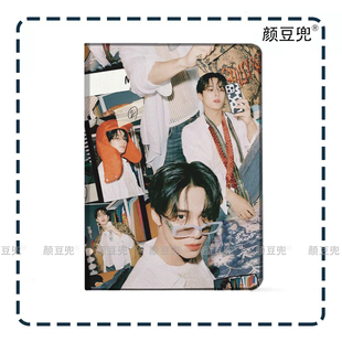 MINGYU金珉奎 周边ipad10.2适用air4/5第十代10.9三折书本保护壳matepad pro11Air笔槽mini5/6小米5/6pro12.9