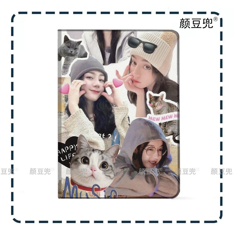 迪丽热巴同款周边ipad10.2适用air4/5第十代10.9三折书本保护壳matepad pro11Air3笔槽mini5/6小米5/6pro12.9