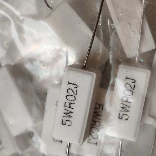 议价水泥电阻5W 0.02R 欧姆卧式5WR02J 5