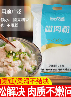 嫩肉粉商用5斤滑肉粉木瓜蛋白酶