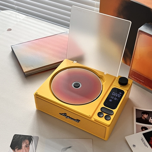 橙迪二代S CD机发烧级家用便携复古唱片一体机碟盘专辑播放器音响