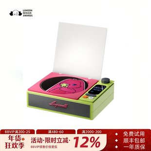 橙迪二代S CD机发烧级复古家用便携一体唱片机碟片专辑播放器音响