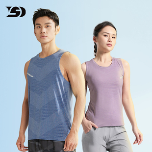 T恤夏 坎肩速干跑步训练服篮球冰丝无袖 顶胜运动背心男士 健身无袖