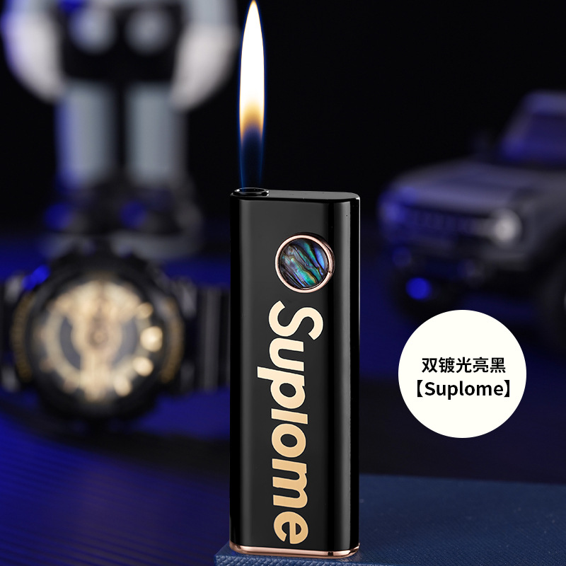 猫眼电子感应网红同款潮牌打火机创意防风个性送男友充气礼品火机