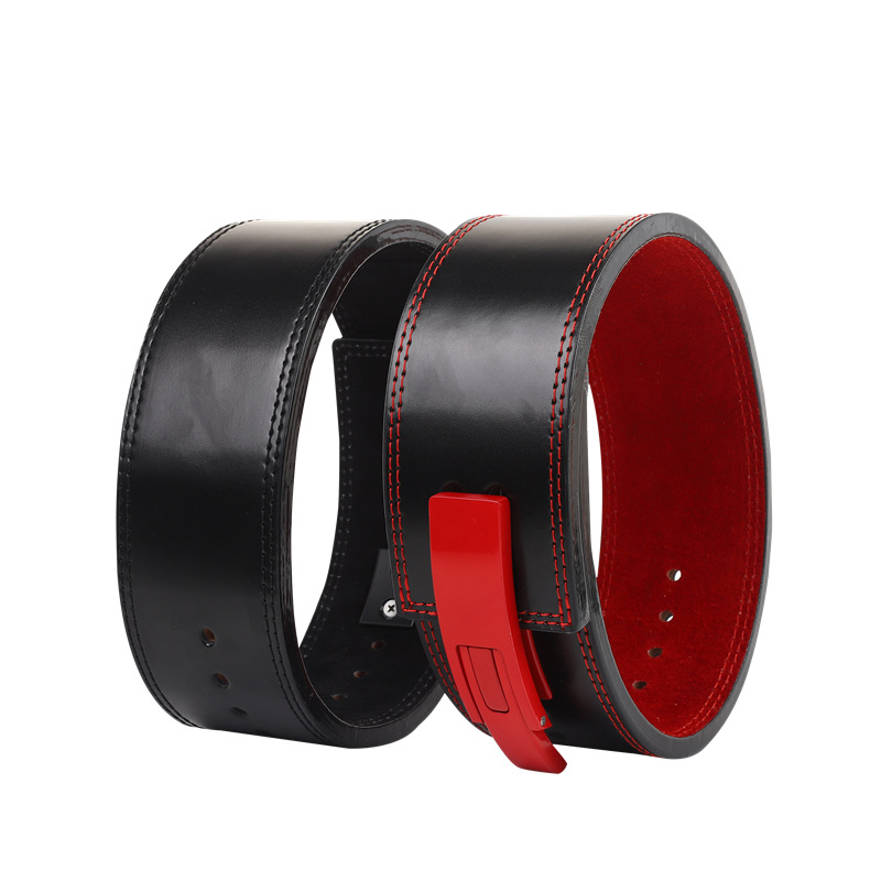 跨境深蹲收腹皮腰带 男女通用运动护具护腰带 护腰举重健身腰带