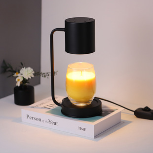 跨境爆品无火香薰灯五金香薰融蜡灯蜡烛精油融烛灯卧室氛围台灯