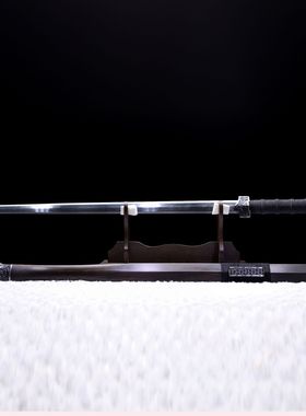 龙泉华影刀剑草钢夹钢一体春秋剑铁雕浮雕错银汉剑冷兵器未开刃