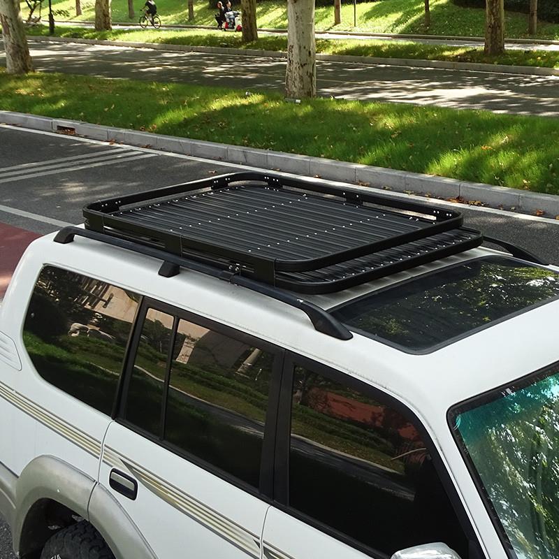 霸道陆巡 LC100LC95帕杰罗专用下沉式车顶架汽车行李架改装行李框