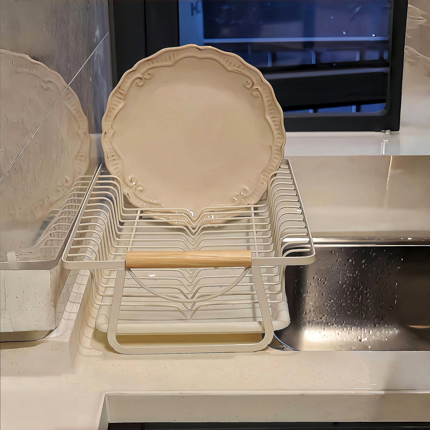 厨房碗碟置物架碗盘筷子水杯收纳架托沥水架收纳筐家用陈列展示架