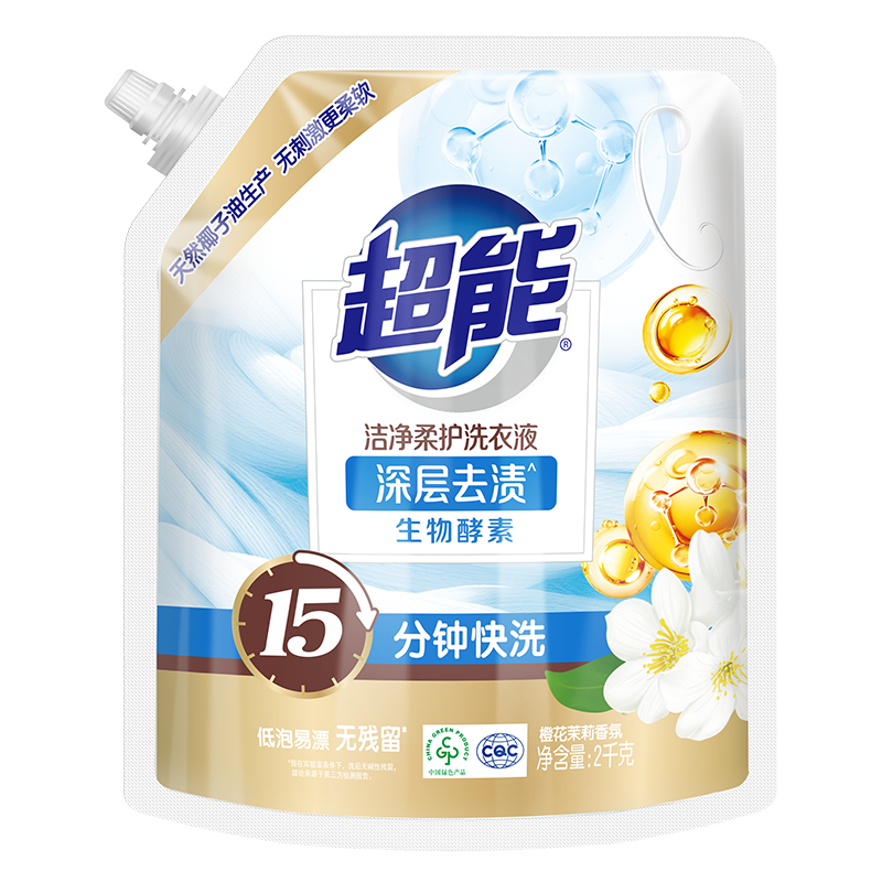 【芭芭农场兑换】奥妙除菌除螨洗衣液3.6斤(1kg瓶装+400g*2袋装)