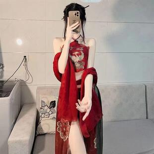 敦煌飞天舞姬成人内衣性感睡衣古代汉服肚兜异域风情制服cosplay