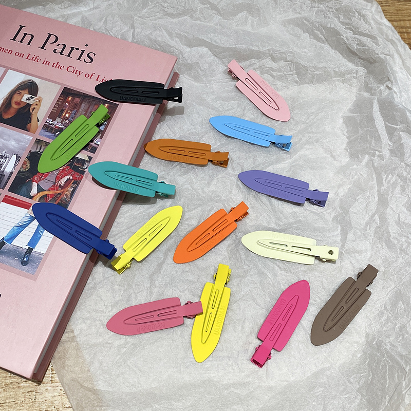 欧阳娜娜化妆夹子发夹女少女心简约洗脸发卡鸭嘴夹头饰