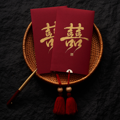 结婚请柬2025新款喜帖定制打印
