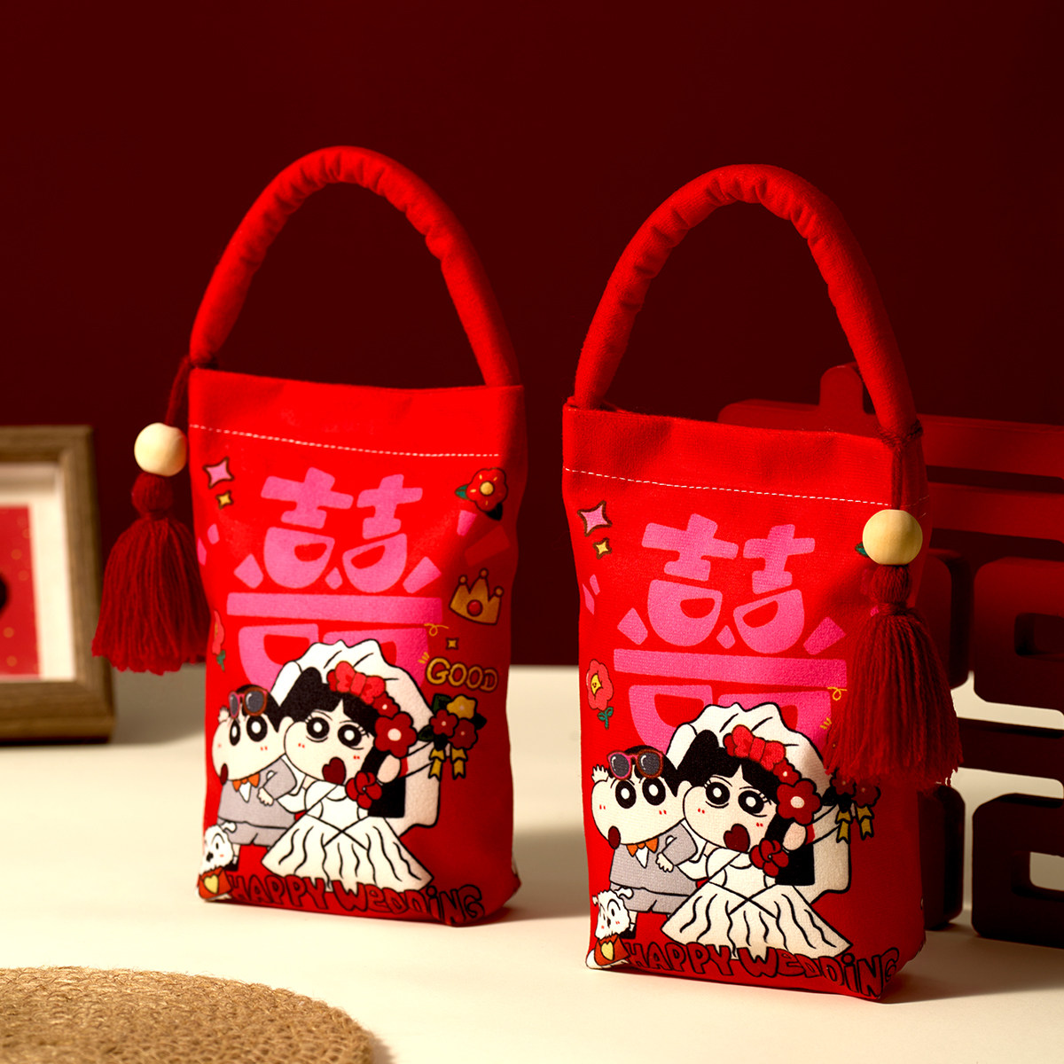 喜糖袋2025新款布袋子伴手礼