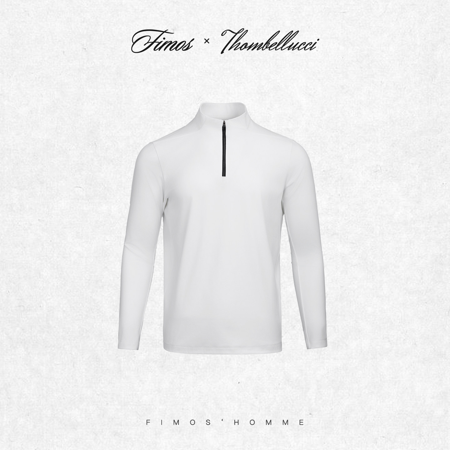 【V.T.OⅡ】男士半开拉链立领长袖T恤运动休闲轻量高弹舒适HT27