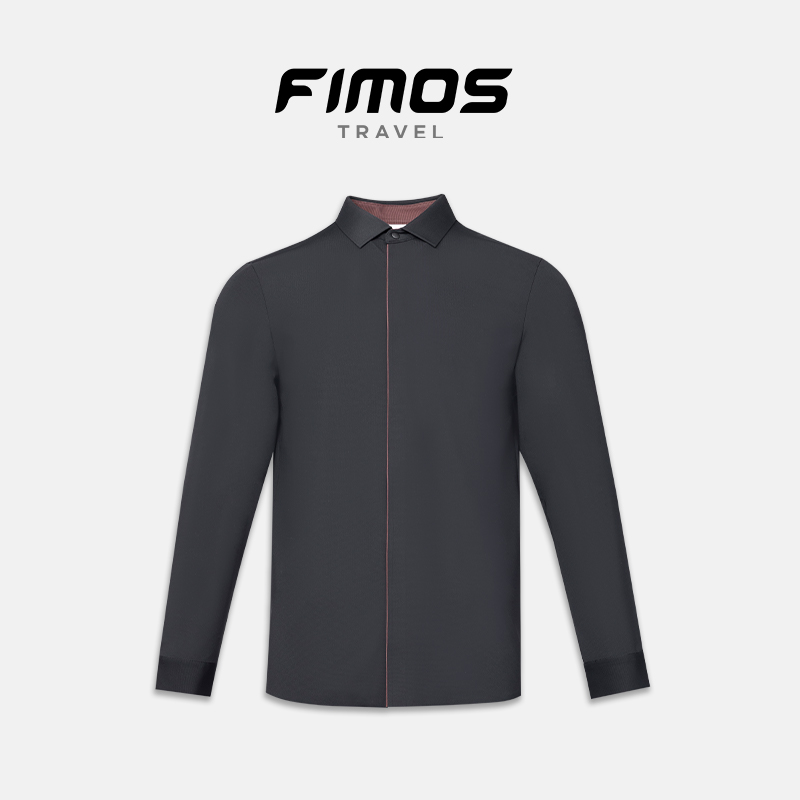 FIMOS翻领长袖商务衬衫
