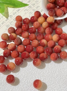 新品樱桃洛飘花天然菩提子圆珠