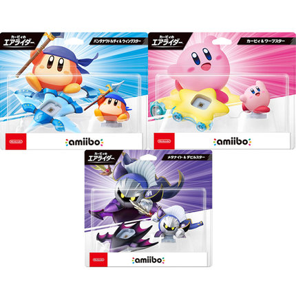包邮 任天堂Switch NS2卡比的驭天飞行者amiibo 星之卡比魅塔骑士