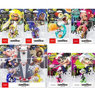 现货 NS任天堂Switch 斯普拉遁3喷射战士amiibo Splatoon黄色女孩