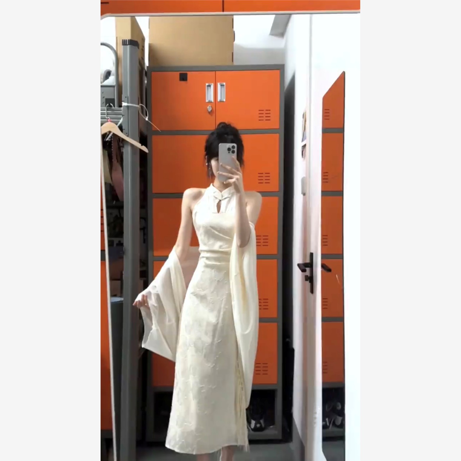 套装新中式国风连衣裙2025新款清冷感复古改良旗袍裙两件套裙子女