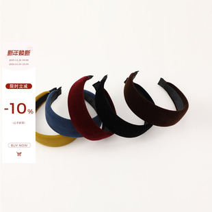 吴童优选 NEW 秋冬丝绒发箍高级感头箍女气质发卡 11.01