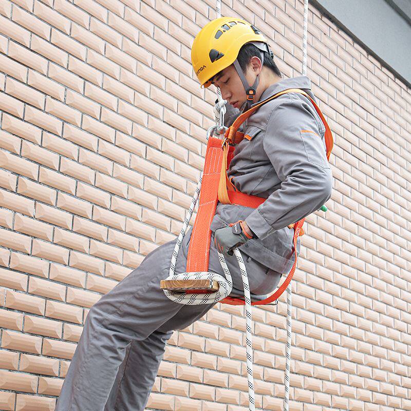 高空作业绳耐磨户外救援安全绳高楼安装保险绳蜘蛛人保护16mm