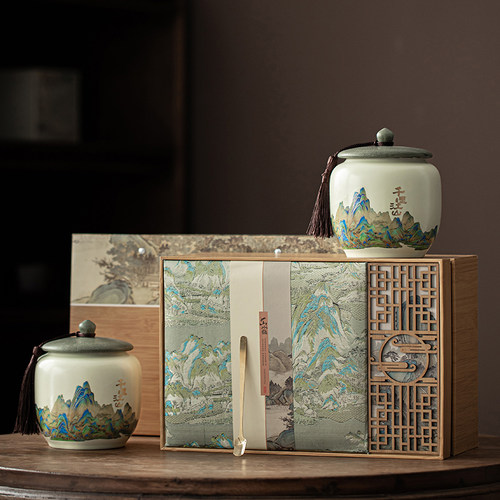 龙井茶礼盒装送礼品长辈明前新茶