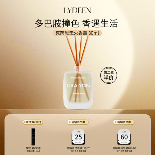 克芮恩无火藤条香薰小众沙龙香