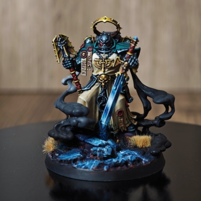 GW战锤40K黑暗天使审讯牧师阿兹莫代涂装成品HQ模型PSM精涂NMM