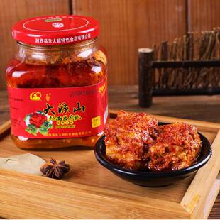 大凉山特产越西朱大姐红油豆腐乳400gX2瓶装香辣下酒菜佐餐佳品