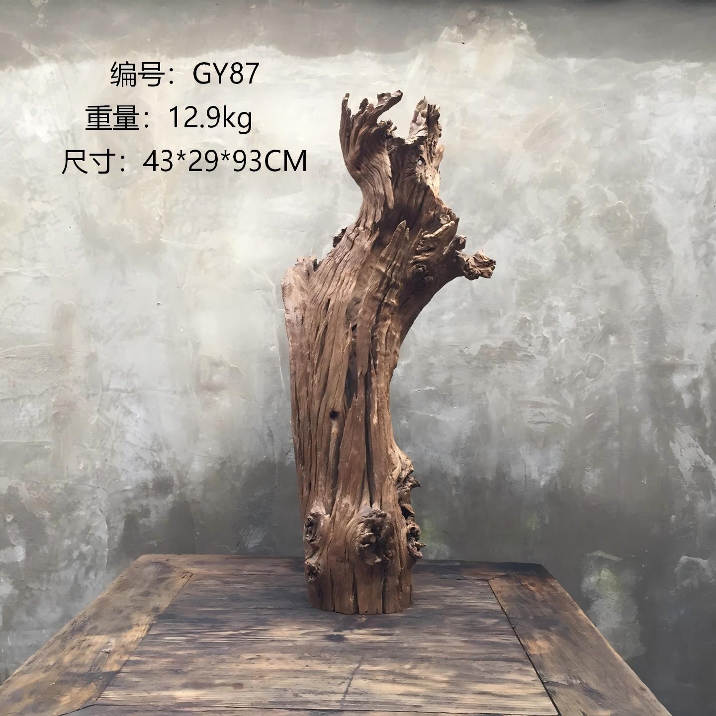 天然树根老树桩枯木风化木原木