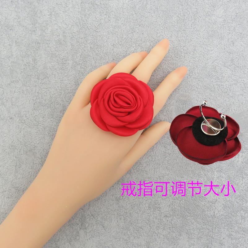 精致百搭舞蹈演出戒指花