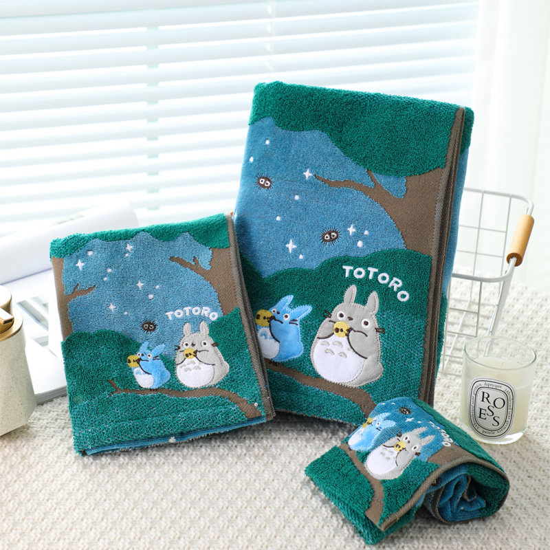 出口日单夜光毛巾亲肤纯棉洗脸家用浴巾方巾三件套全棉柔软吸水,居家布艺,毛巾/面巾,淘宝优惠券,粉丝福利购,淘宝优惠卷